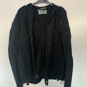 Alpha Industries Black Bomber Jacket Men’s XL